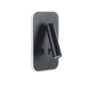 Cata CT-5253 Tuvalu Yatak Başı Led Aplik Siyah Renk