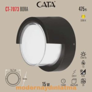 Cata CT-7073 15W Bora Dış Mekan Modern Ledli Aplik Günışığı