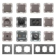 Viko Novella Serisi Füme Renk Anahtar Prizler