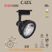 Cata CT-5314 33W Karina Ray Spot Armatür Günışığı