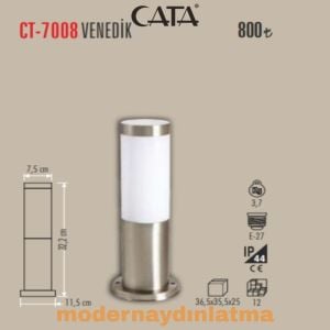 Cata CT-7008 Venedik E27 Duylu Cm Metal Bahçe Armatür 32 Cm