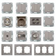 Viko Novella Serisi Antrasit Renk Anahtar Prizler