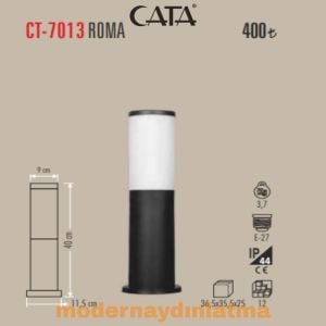 Cata CT-7013 Roma E27 Duylu ABS Bahçe Armatür 40 Cm