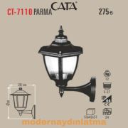 Cata CT-7110 Parma E27 Duylu Duvar Tipi ABS Bahçe Armatür