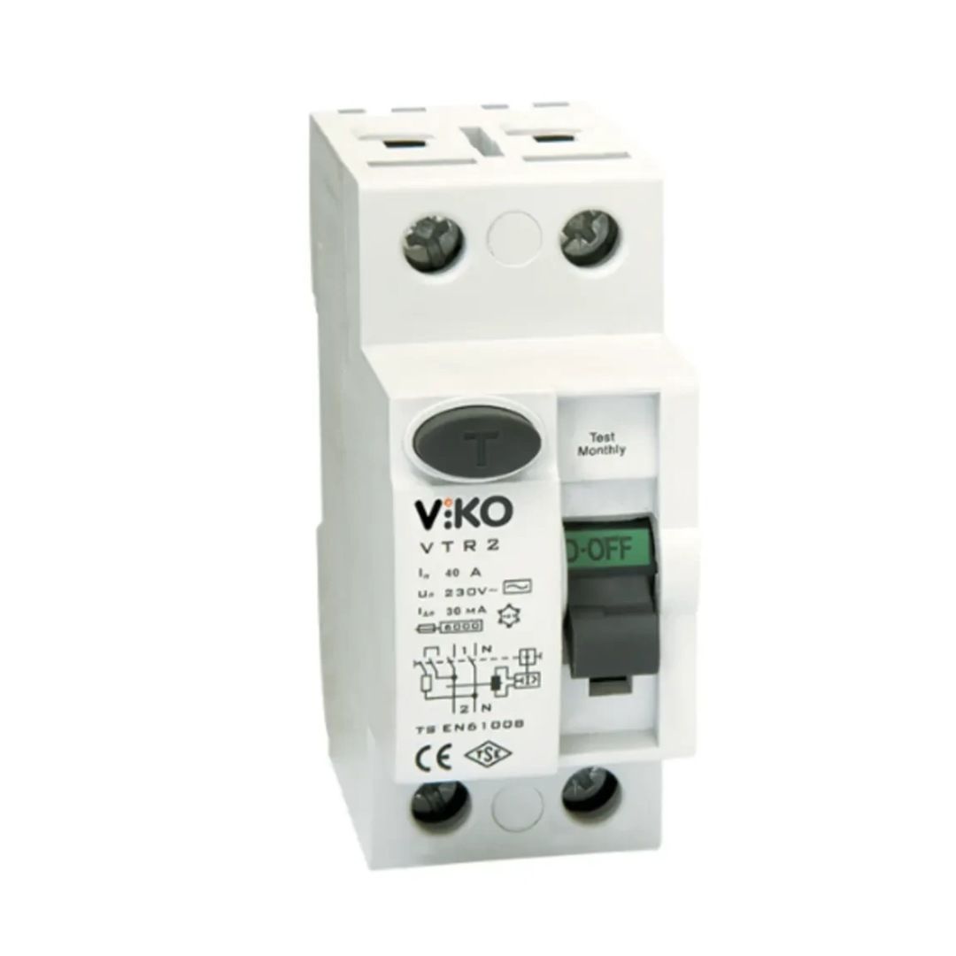 Viko 2x25 30 mA Monofaze Kaçak Akım Rolesi
