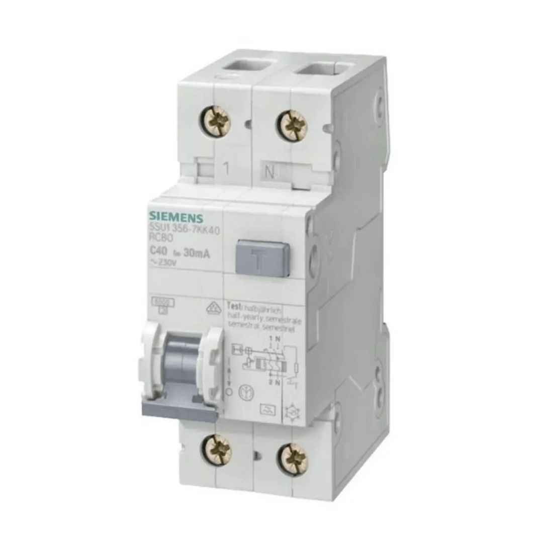 Siemens 2x25 30mA Monofaze Kaçak Akım Rolesi