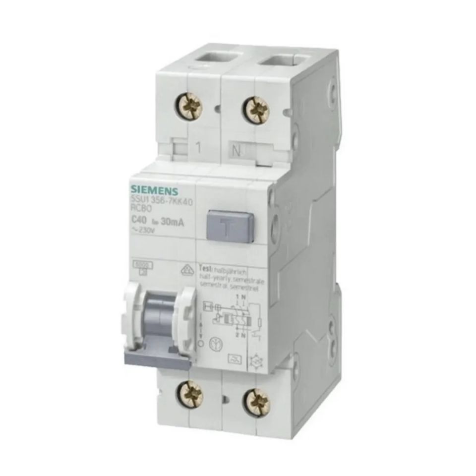 Siemens 2x40 300mA Monofaze Yangın Koruma Rolesi
