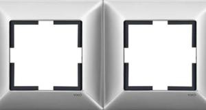 Viko Trenda Metal İkili Çerçeve Krom Renk