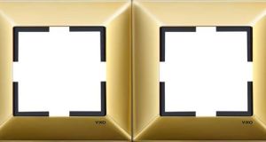 Viko Trenda Metal İkili Çerçeve Gold Renk