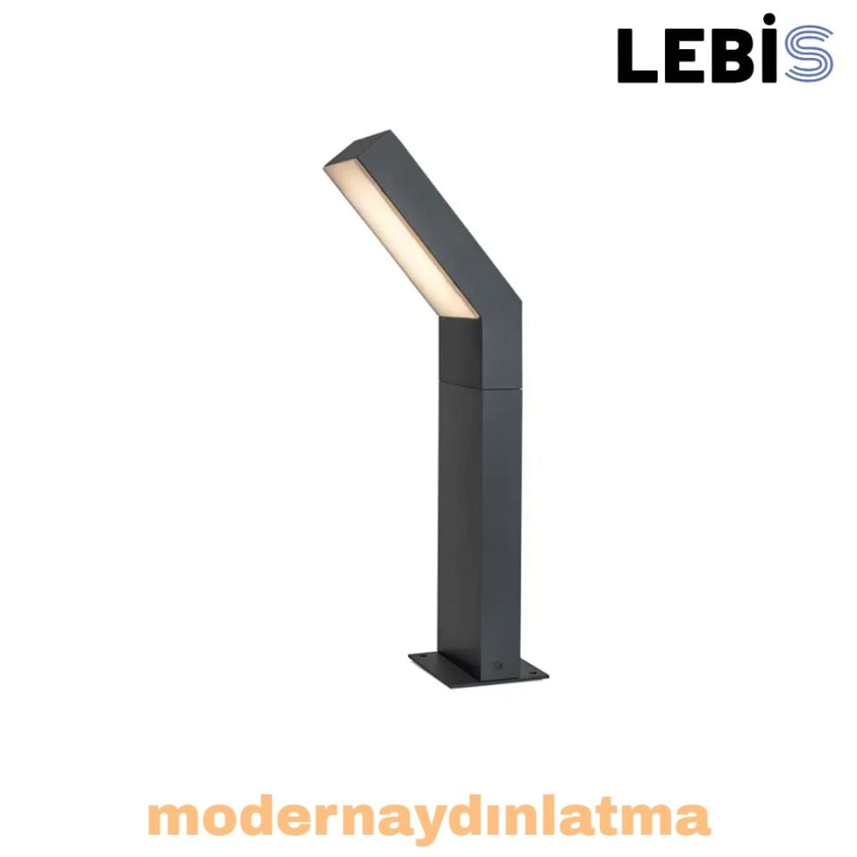 Lebis Akdeniz 85 cm Ledli Bollards Bahçe Aydınlatma Armatürü