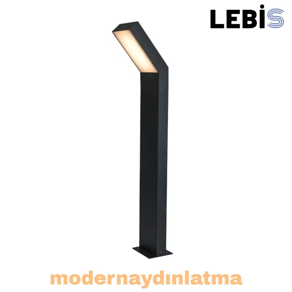 Lebis Akdeniz 225 cm Ledli Bollards Bahçe Aydınlatma Armatürü