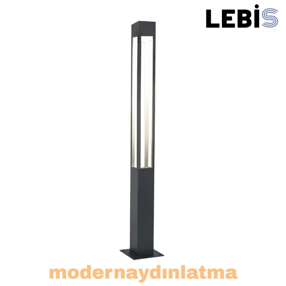 Lebis Bozok 200 cm Ledli Bollards Bahçe Aydınlatma Armatürü