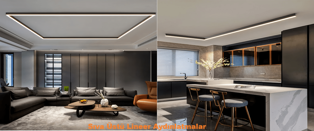 Sıva Üstü Lineer Aydınlatma