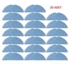 20 Adet Roborock S7 Plus / S7 MaxV  / S7 Pro Uyumlu Mop Paspas Bezi