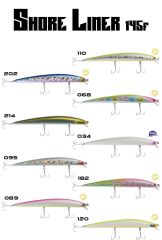 Fujin Shore Liner 145mm 20gr Floating Maket Balık - 034 Glow Purple