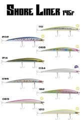Fujin Shore Liner 145mm 20gr Floating Maket Balık - 182 Double Pink Chart