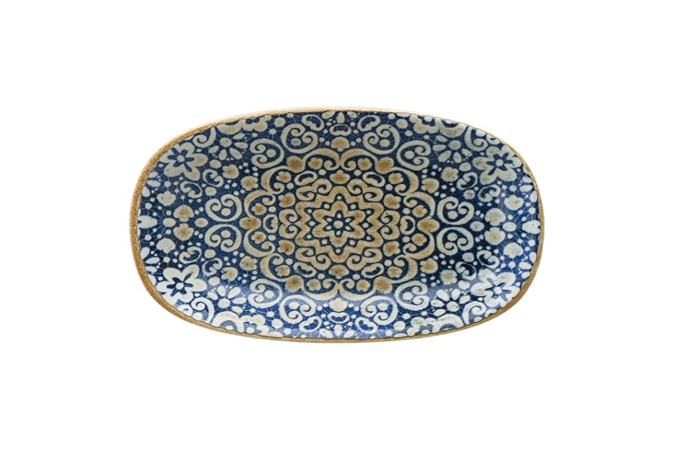 Alhambra Gourmet Oval Kayık Tabak 15*8.5 cm - ALHGRM15OKY