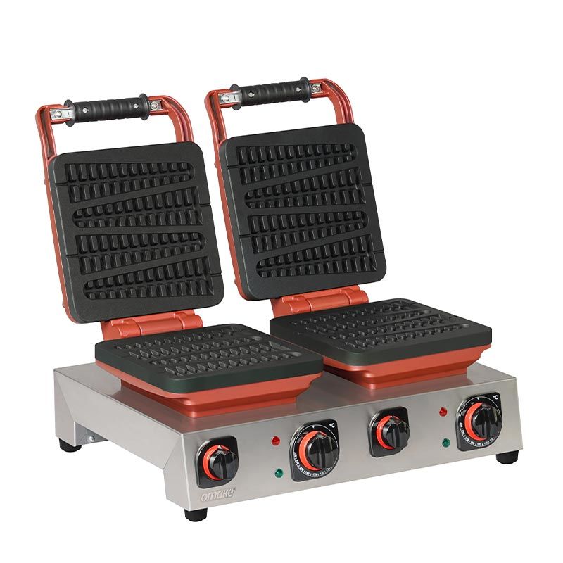 Omake WFL21.E22 Z5F 1101 Zamanlayıcılı Çubuk Çiftli Waffle Makinesi, Elektrikli