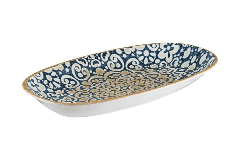 Alhambra Gourmet Oval Kayık Tabak 24*14 cm - ALHGRM24OKY