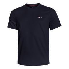 Fila Logo Small T-Shirt Men Dark Blue