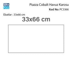 Piazza Cobalt (33x66 cm) Porselen Karo - m² 'si