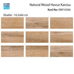 Naturel Wood (16,5x16,5 cm) Porselen Karo - m² 'si