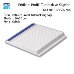 Pötikare Profilli Tutamak Dış Köşe 30x50 cm Kobalt