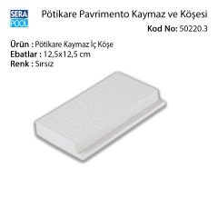 Pötikare Kaymaz İç Köşe 12,5x12,5 cm Sırsız