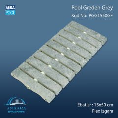 Pool Garden Grey 15x50 cm Flex Izgara