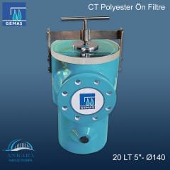 CT Polyester Ön Filtre 20 LT 5''- Ø140