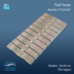 Teak Tauqe 25x50 cm Flex Izgara