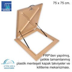 75 X 75 MAKİNA DAİRESİ İNİŞ KAPAĞI