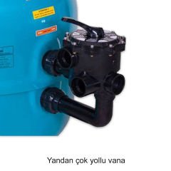 Broadex - Ø830 mm Broadex Geniş Şeffaf Kapak Filtre 2'' Bağlantı - 27 m³/