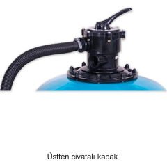 Filtrex Filtrasyon Ünitesi - Ø 450 mm CTP Filtre, Pompa 1/2 HP, Mono