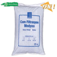 Cam Filtrasyon Medyası 3,0-5,0mm Tane İrili