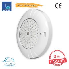 SlimLED Havuz Sualtı Lambası, Kovansız, Reçine Dolgulu, RGB Renkli - 81 LED RGB, 30 W-Merkezi Entegreli