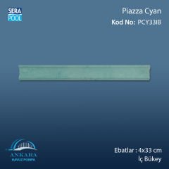 Piazza Cyan 4x33 cm İç Bükey