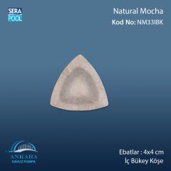 Natural Mocha 4x4 cm İç Bükey Köşe