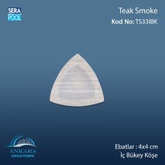 Teak Smoke 4x4 cm İç Bükey Köşe