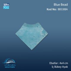 Blue Bead 4x4 cm İç Bükey Ayak