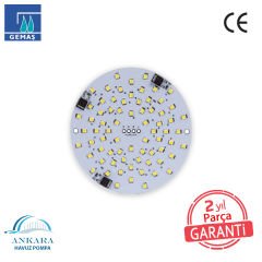 Tek Renkli 63 SMD LED Ampul - Kırmızı