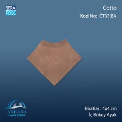 Cotto 4x4 cm İç Bükey Ayak