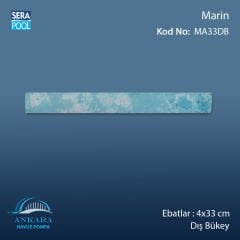 Marin 4x33 cm Dış Bükey