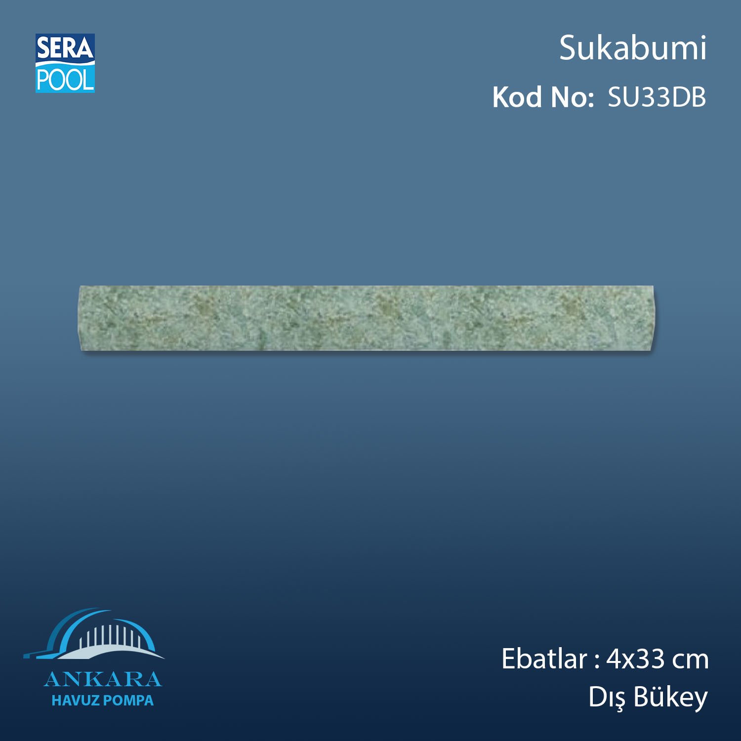 Sukabumi 4x33 cm Dış Bükey