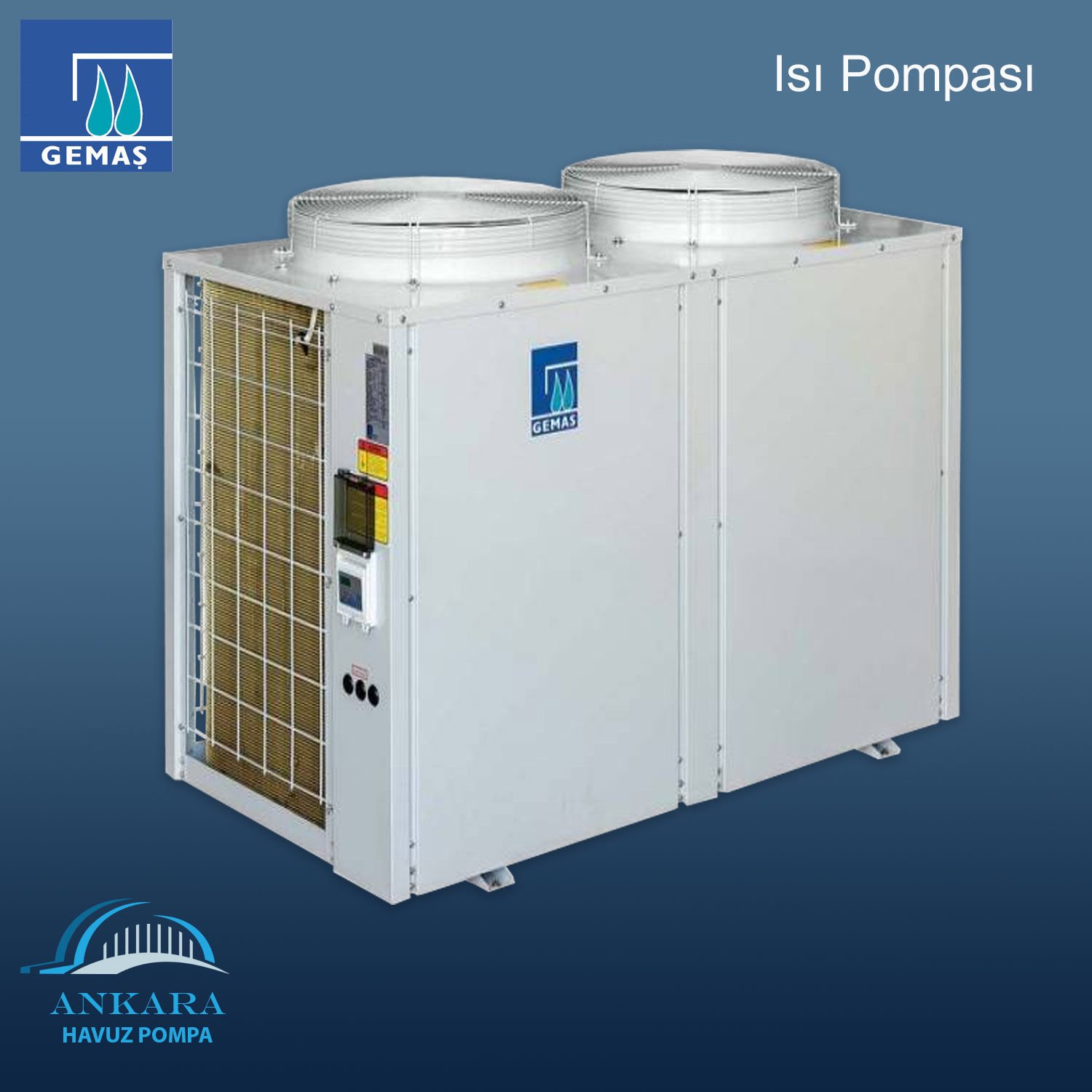 GEMAŞ Isı Pompası. 100MS3 - Isıtma/Soğutma 42 kW