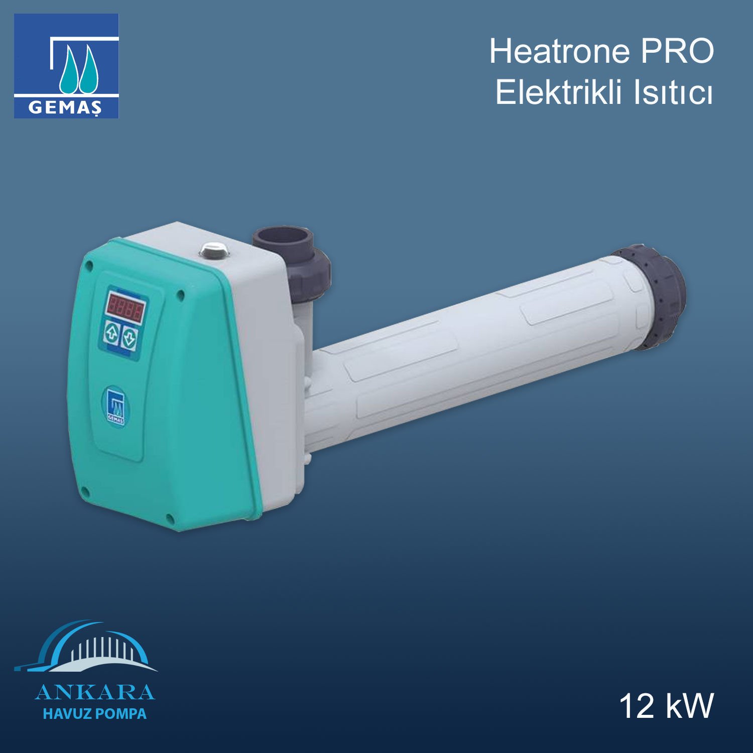 Heatrone PRO 12 kW Elektrikli Isıtıcı