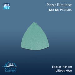 Piazza Turquoise 4x4 cm Dış Bükey Köşe