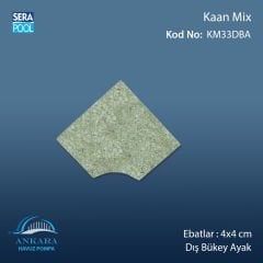 Kaan Mix 4x4 cm Dış Bükey Ayak