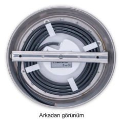 SlimLED-INOX” Havuz Sualtı Aydınlatma Lambası. Kovansız - Reçine Dolgulu, Tek Renkli - 252 LED Gün Işığı - 50 W