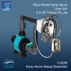 Elips Karşı Akıntı Liner İçin 5,5 HP Trifaze Flo Jet